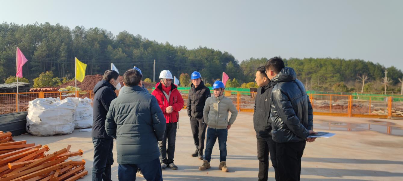 區國投集團總經理率隊赴在建工地開展安全生產檢查